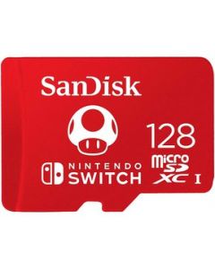 Tarjeta de memoria microSD Mario 128GB- Nintendo Switch - -