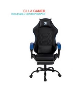 Silla Gamer con Reposapies Ergonomica Alta Calidad Ajustable