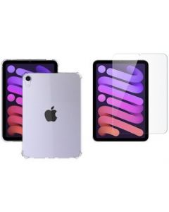 Funda Flexible Transparente Para iPad Mini 6 año2021 +Cristal Templado - Funda Flexible Para iPad Mini 6 + Cristal Templado