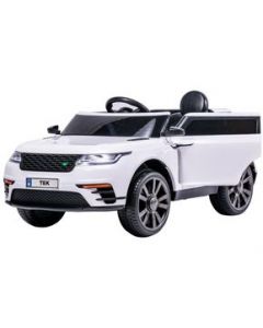 Carro para Niños Electrico Montable Camioneta USB,Musica,Radio - Blanco