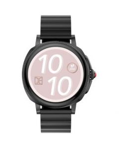 Smartwatch Cloe C1 Para Dama Con Correa De Acero Inoxidable Negro