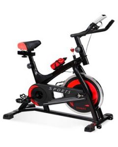 Bicicleta 6Kg Fija Spinning Fitness Centurfit Negro Hogar