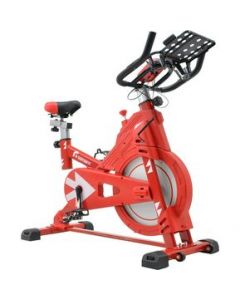 Bicicleta Fija Rueda 10 Kg Cardio Spinning Pro Roja