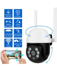 Camara Seguridad Vigilancia Motorizada 360 Wifi Alexa Exterior Nocturn