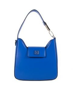 Bolsa Hobo Cloe para Mujer Mediana Clásica Azul Eléctrico - MEDIANA