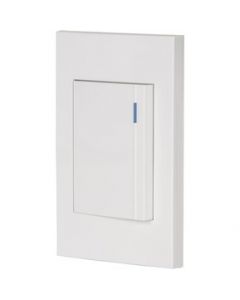 Placa armada 1 interruptor, 3 módulos, Española, blanco Volteck