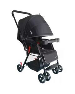 Carriola De Bebe Infanti Swivel Mango Reversible Gris oscuro/Negro