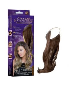 Secret Extensions, Extensiones De Cabello Liga Castaño Oscuro