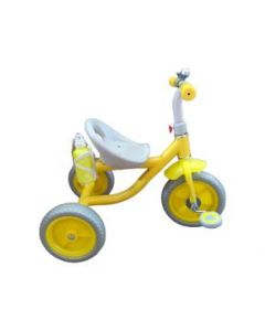 Triciclo Infantil con Volante Ajustable Cantimplora 58 x 72 cm - Amarillo