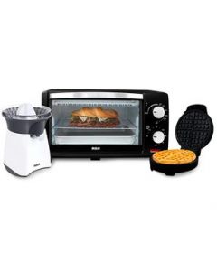 Combo Cocina RCA Horno Waflera y Exprimidor