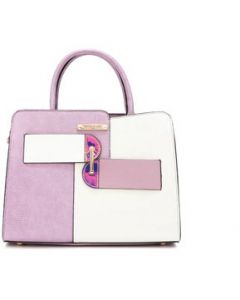 Bolsa de mano Nicole Lee con cortes asimetricos - Lila - UNITALLA