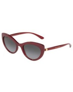 Lentes Dolce &amp; Gabbana DG6124 1551/8G Eye Cat Vino Azul Degradado - MEDIANA