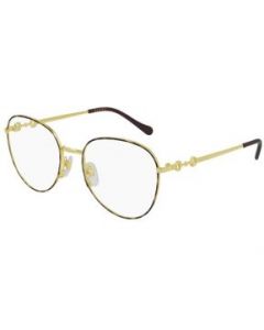 Lentes Gucci GG0880O 005 Round Shape Dorado Carey - MEDIANA