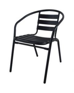 Silla Slat Alum/Metal negra - &hellip;